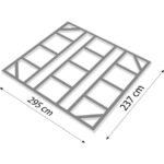 DODATKI ZA KOVINSKE HIŠKE GLOBEL TALNI OKVIR GLOBEL 10X8 D295 X V237 CM (F108GAL) - slika 2